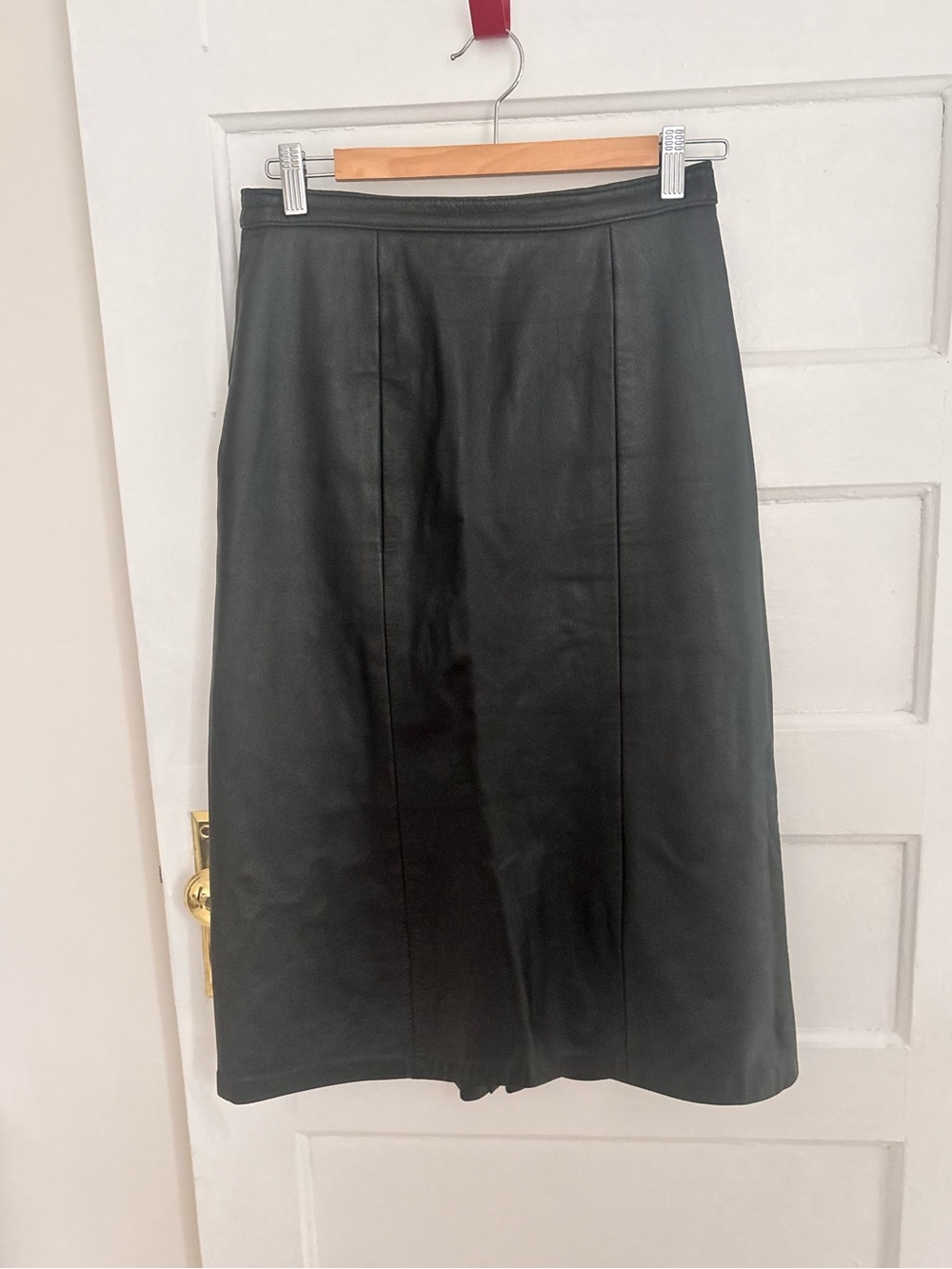 Vintage Leather Skirt